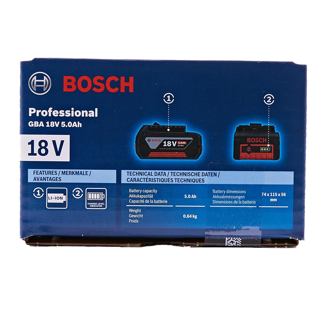 Bosch 18V Twin Battery Pack – 5.0Ah Li-Ion (Pro Range)
