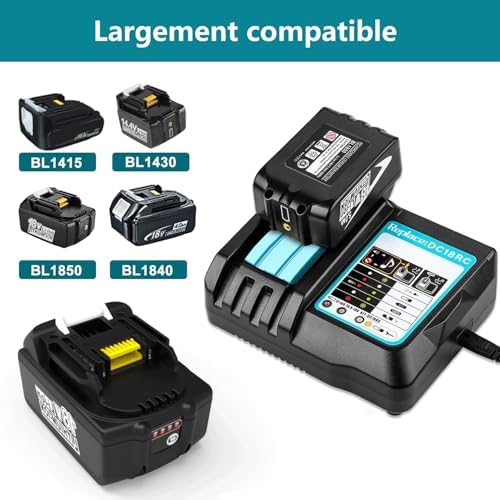 Makita 18V Battery & Charger Set – Includes Carry Case | Portable Power Solution